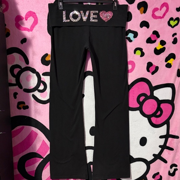 Victoria's Secret Pants - Victoria’s secret fold over flare yoga pants